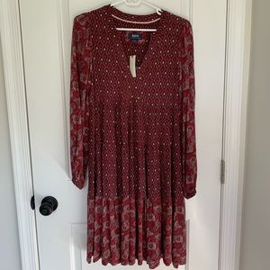 Anthropologie long sleeve dress